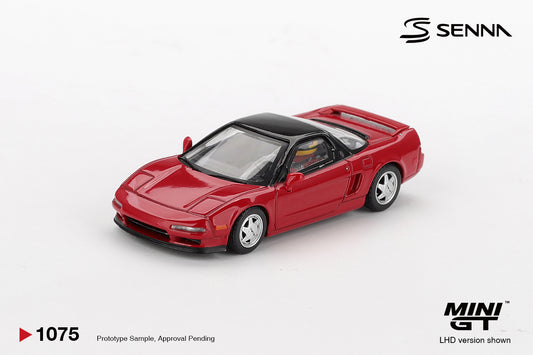 MiniGT - 1989 Honda NS-X Prototype Midship Sports with Ayrton Senna Figure