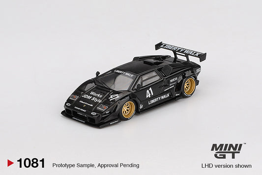 MiniGT - Lamborghini Countach LB-WORKS (Black)