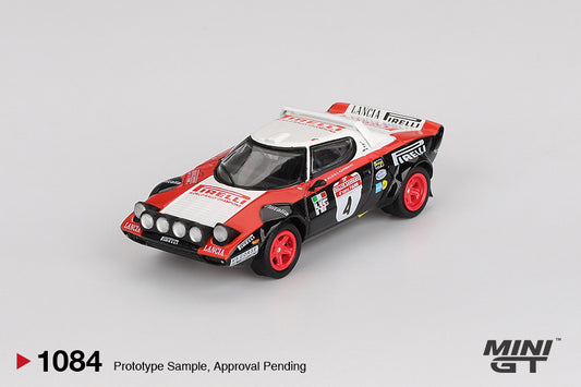 MiniGT - Lancia Stratos HF #4 1978 Rally Sanremo Winner