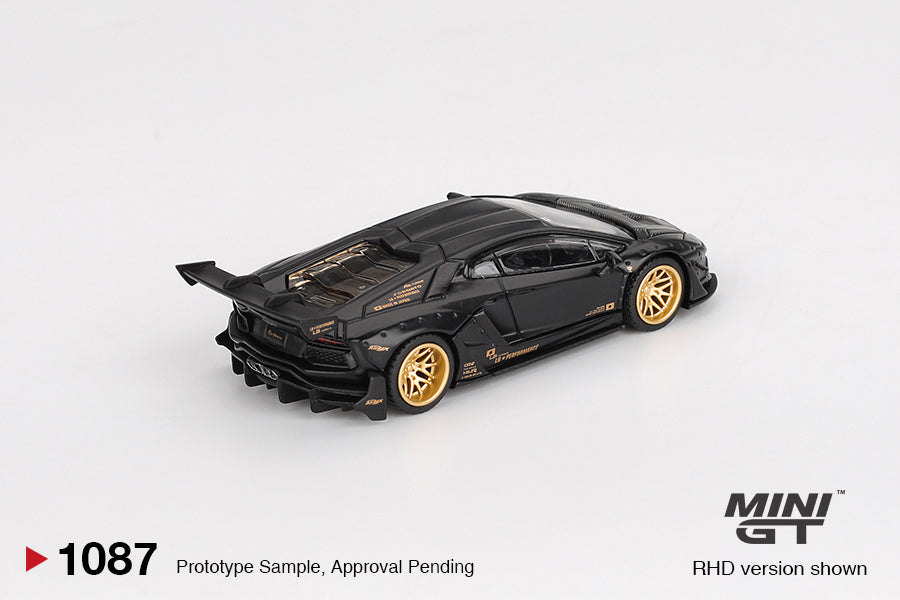 MiniGT - LB WORKS Lamborghini Aventador Limited Edition Matte Black