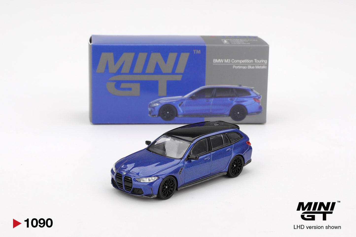 MiniGT - 2023 BMW M3 Touring Competition - Portimao Blue Metallic