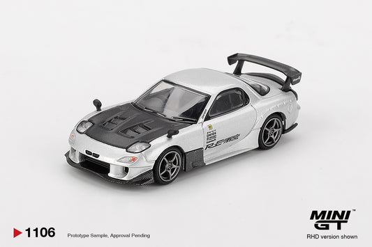 MiniGT - Mazda RX-7 RE-Amemiya (Silver Metallic)