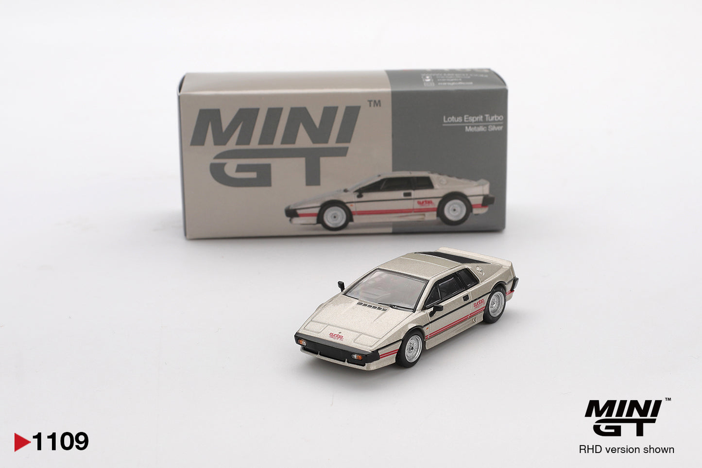 MiniGT - Lotus Esprit Turbo (Metallic Silver)