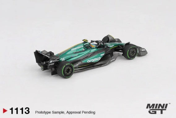 MiniGT - 2024 Aston Martin AMR24 Formula 1 F1 Canada GP - #14 Fernando Alonso