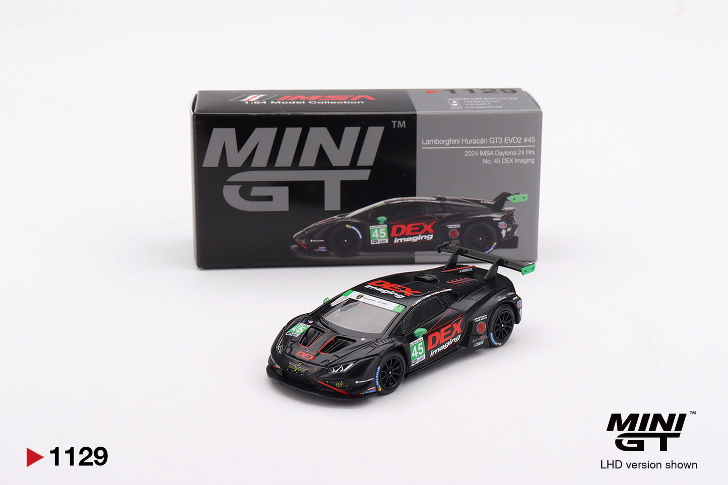 MiniGT - 2024 Lamborghini Huracan GT3 EVO 2 #45 DEX Imaging