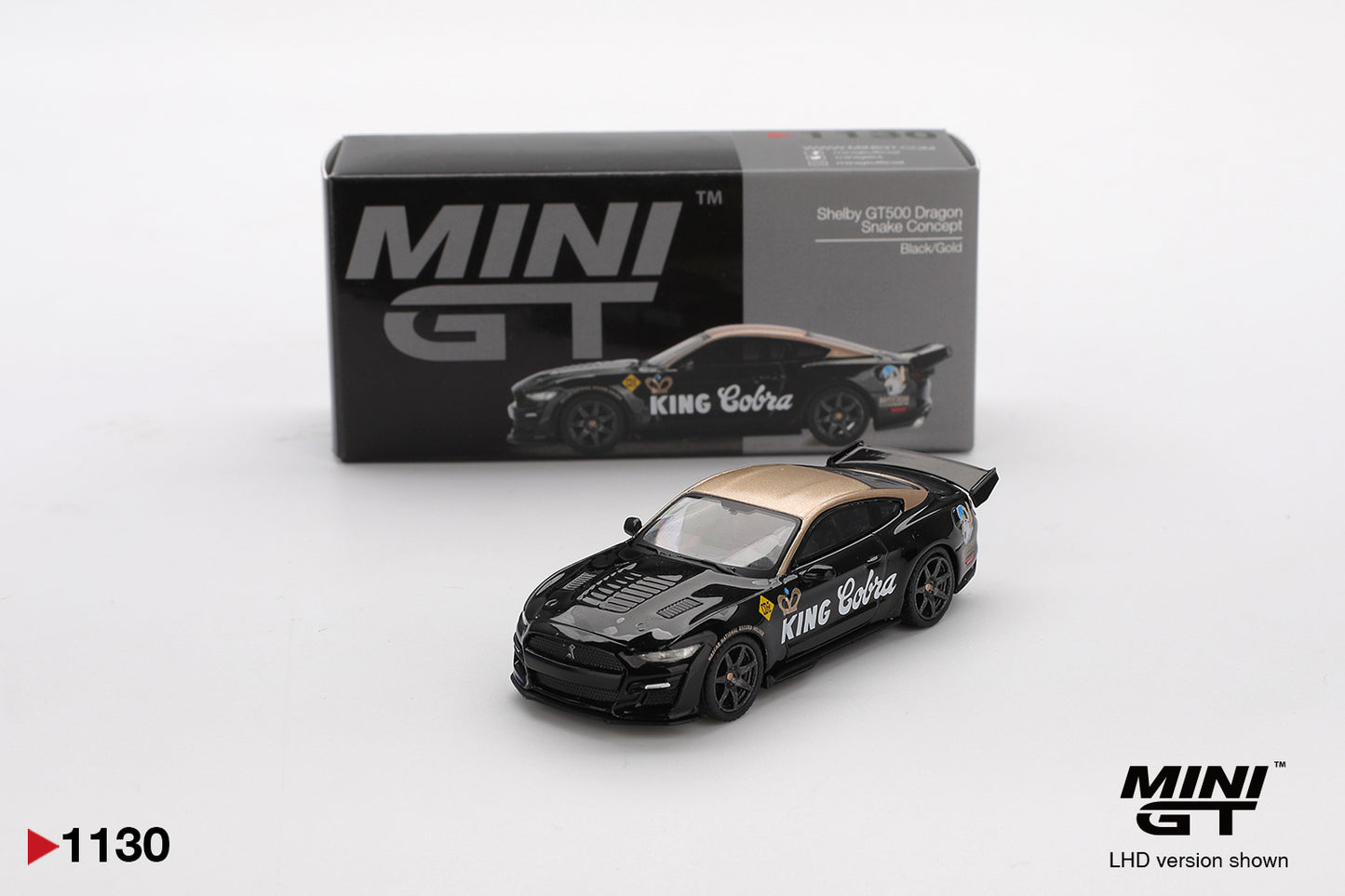 MiniGT - Ford Mustang Shelby GT500 Dragon Snake Concept Black/Gold