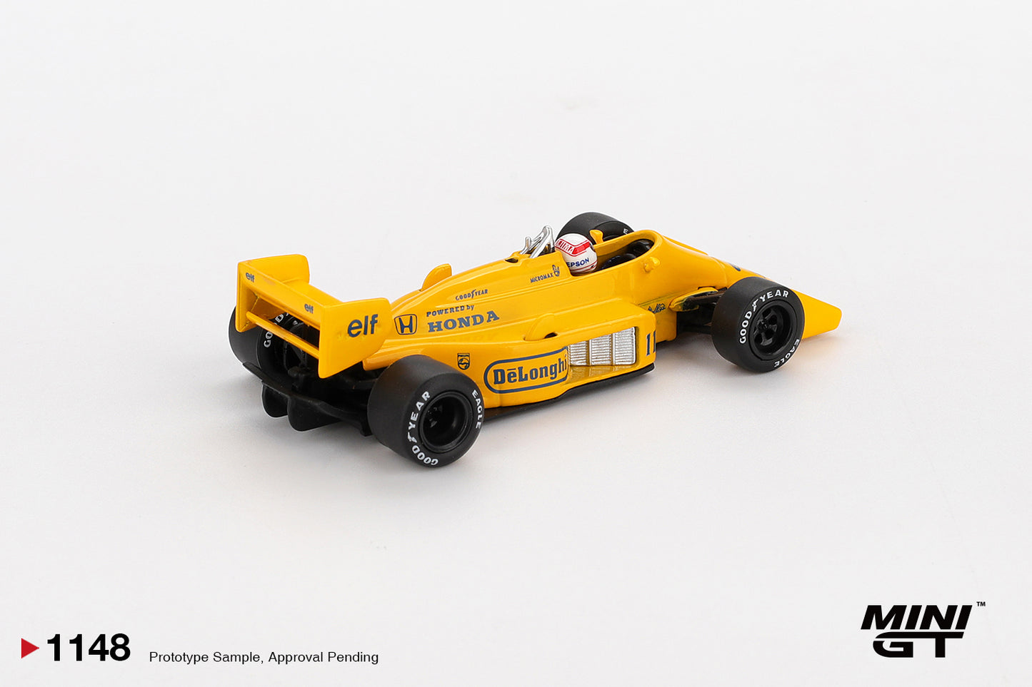 MiniGT - Lotus 99T 1987 Monaco GP F1 Formula 1 #11 Satoru Nakajima - 1:64 Scale