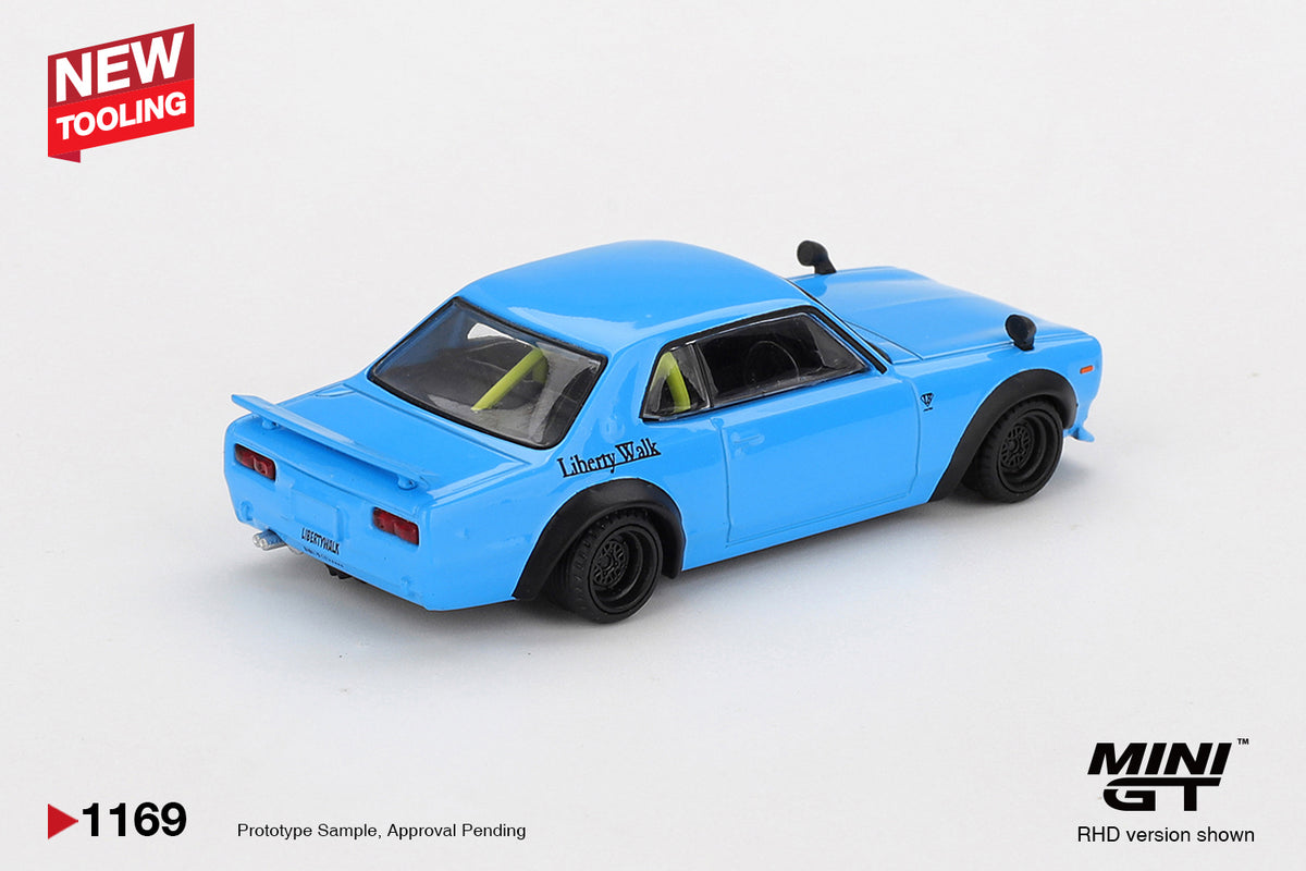 MiniGT - Nissan LB Liberty Works Hakosuka (Baby Blue) - 1:64 Scale