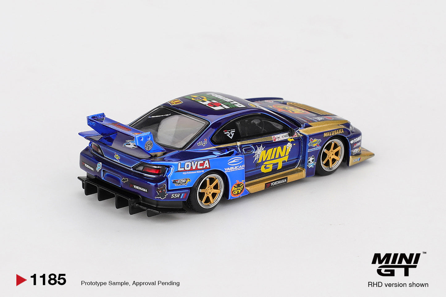 MiniGT - Nissan LB-Super Silhouette (S15) SILVIA #555 Team MINI GT Liberty Walk 2025 Formula Drift 'Halloween Special'