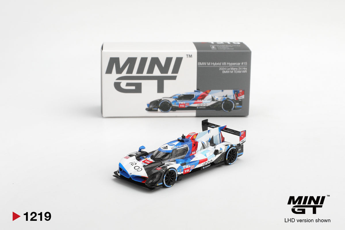MiniGT - 2025 BMW M Hybrid V8 Hyper Car #15 BMW M Team Le Mans 24hr
