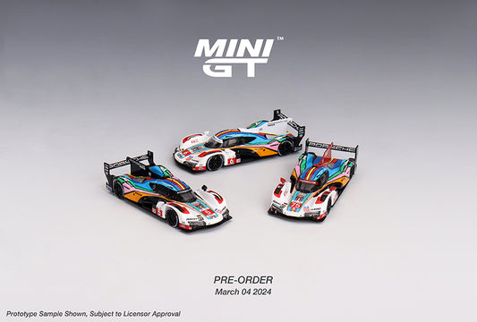 MiniGT - Porsche 963 - Porsche Penske Motorsport 2023 24hr Le Mans - 3 Car Set