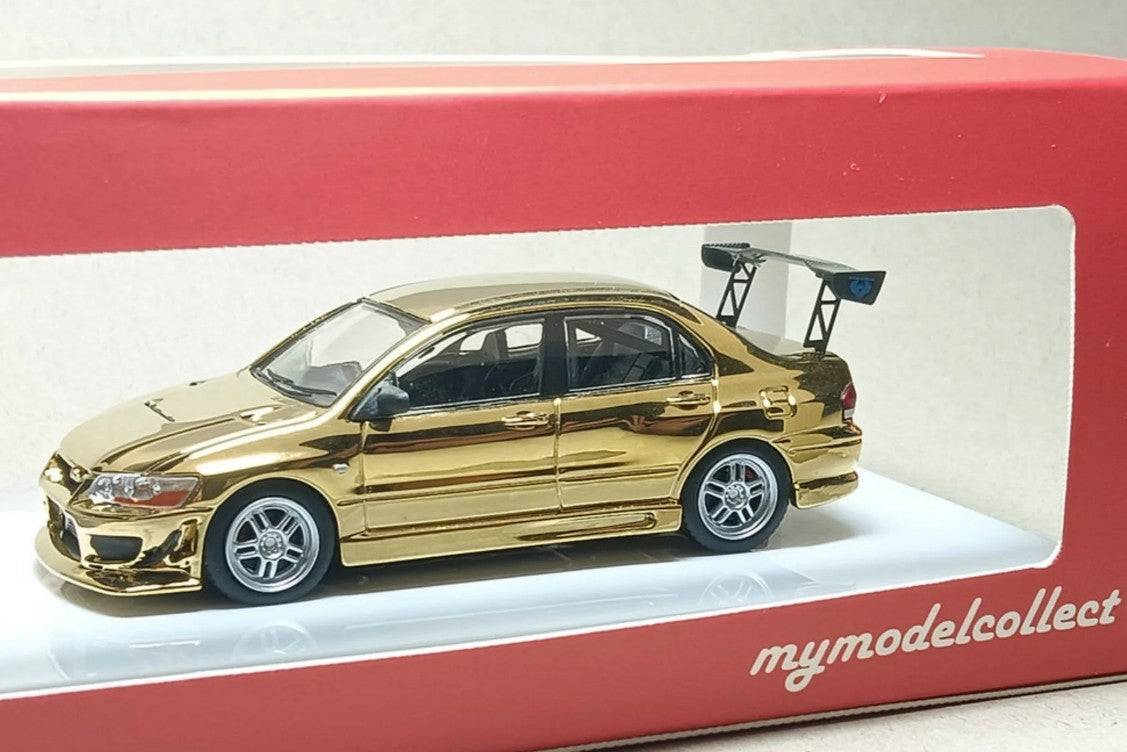 MyModelCollect - Mitsubishi Lancer Evolution VII (Gold) - 1:64 Scale