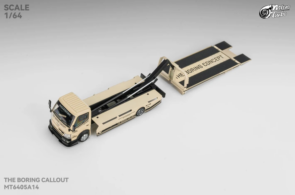 Micro Turbo - 'The Boring Concept' Custom Tow Truck - 1:64 Scale