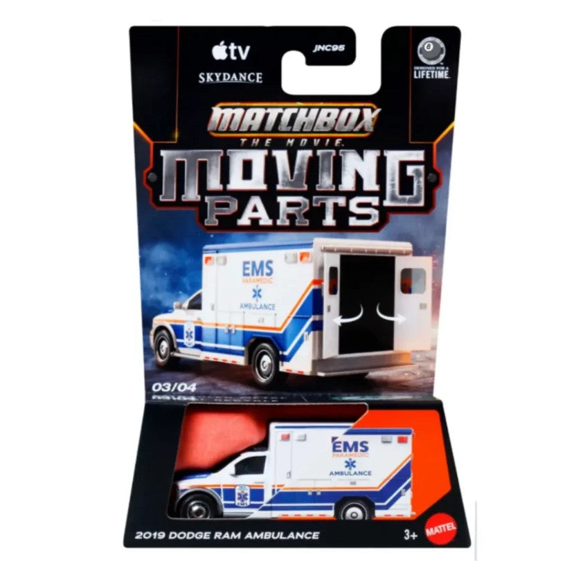 Matchbox - Moving Parts - 'Matchbox: The Movie' - 2019 Dodge RAM Ambulance