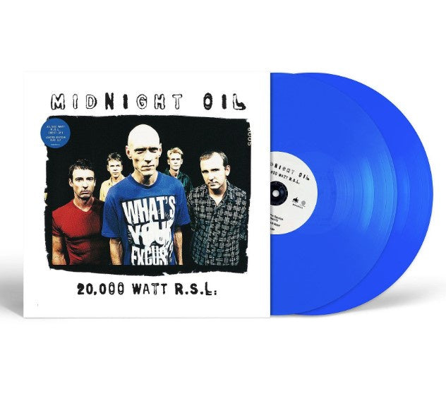 NEW - Midnight Oil, 20,000 Watt R.S.L. (Blue) 2LP