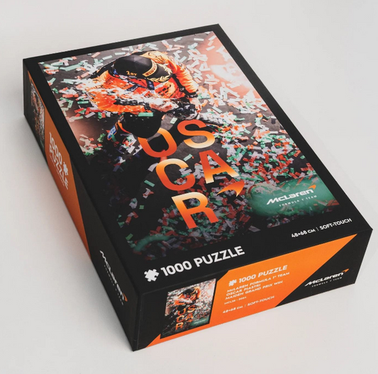 F1 Puzzle - McLaren Formula 1 F1 Team MCL38 (2024 Maiden GP Win) #81 Oscar Piastri - 1000pc Jigsaw Puzzle