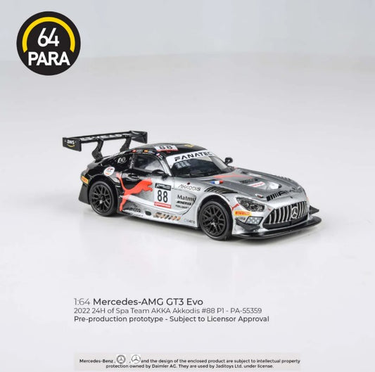Para64 - Mercedes-AMG GT3 2022 Spa Akkodis 24hr ASP