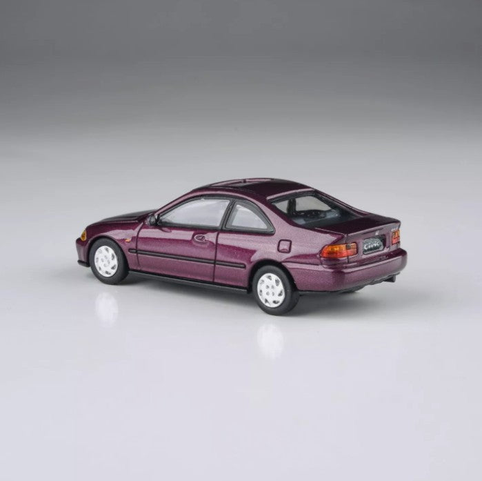 Para64 - 1995 Honda Civic Coupe EJ1 (Camellia Red) RHD- 1:64 Scale