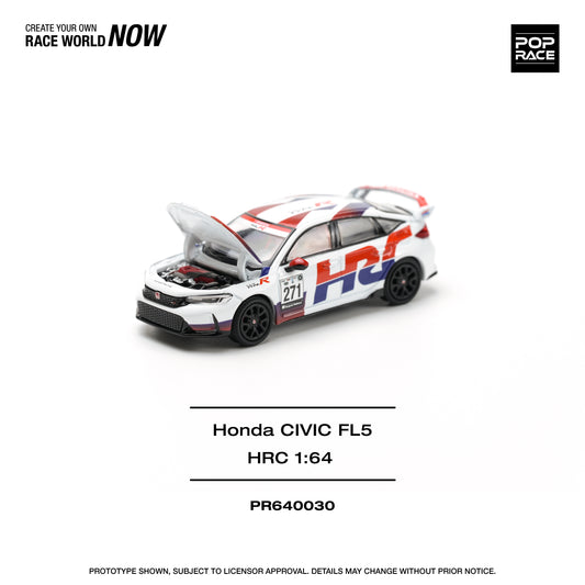 Pop Race - Honda Civic FL5 'HRC' - 1:64 Scale