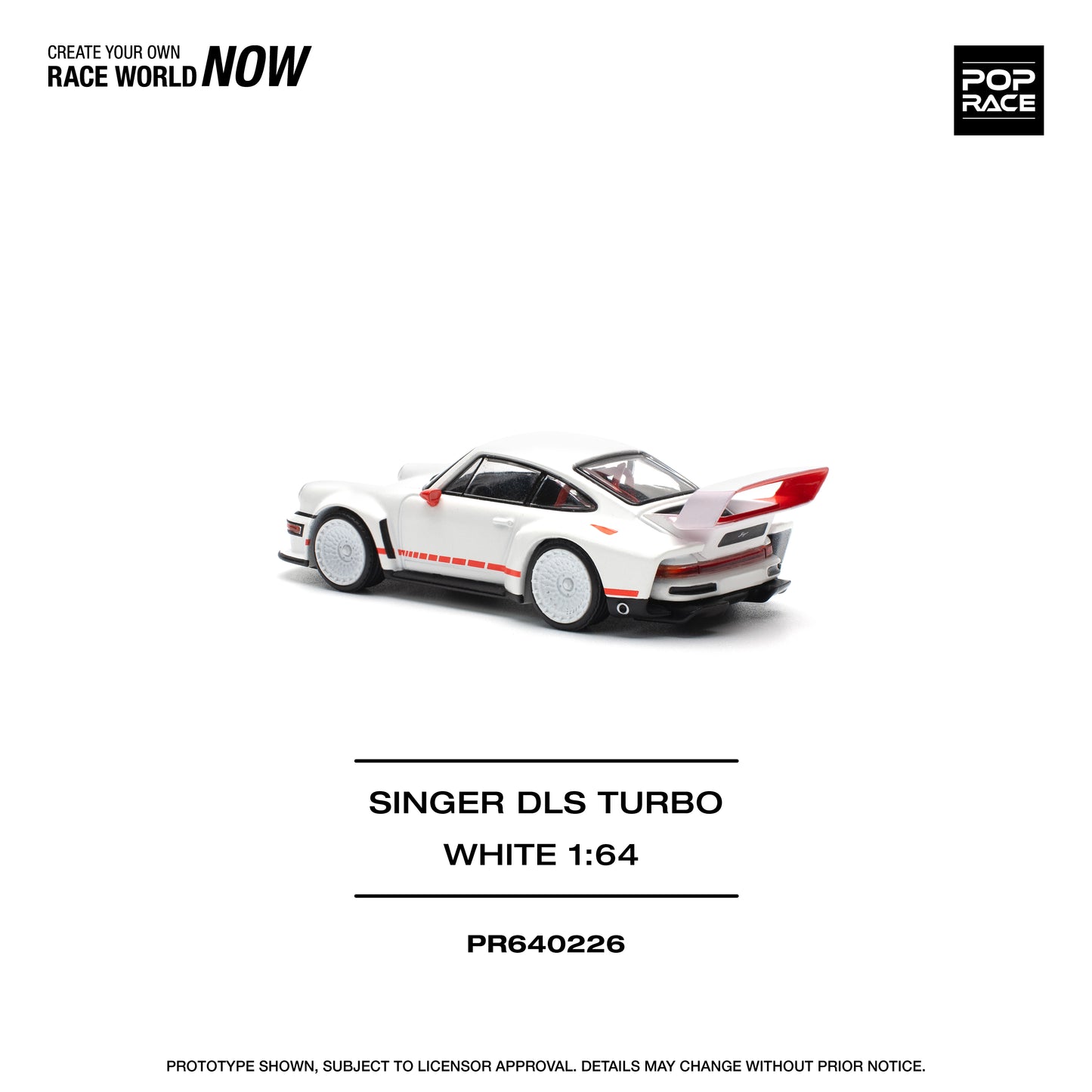 Pop Race - Porsche Singer DLS Turbo - 1:64 Scale