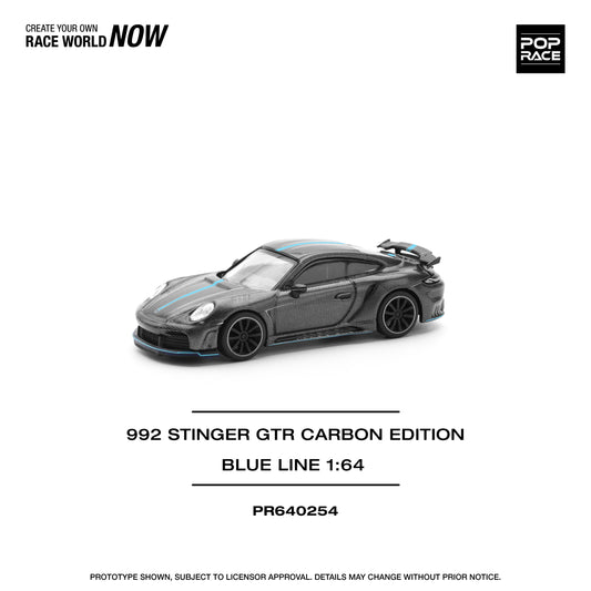 Pop Race - Porsche 992 Stinger GTR Carbon Edition Blueline