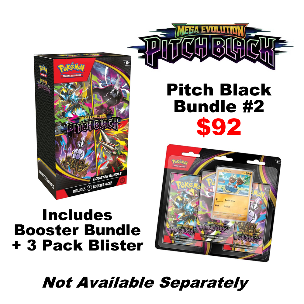 Pokemon TCG - Mega Evolution: Pitch Black Bundle #2