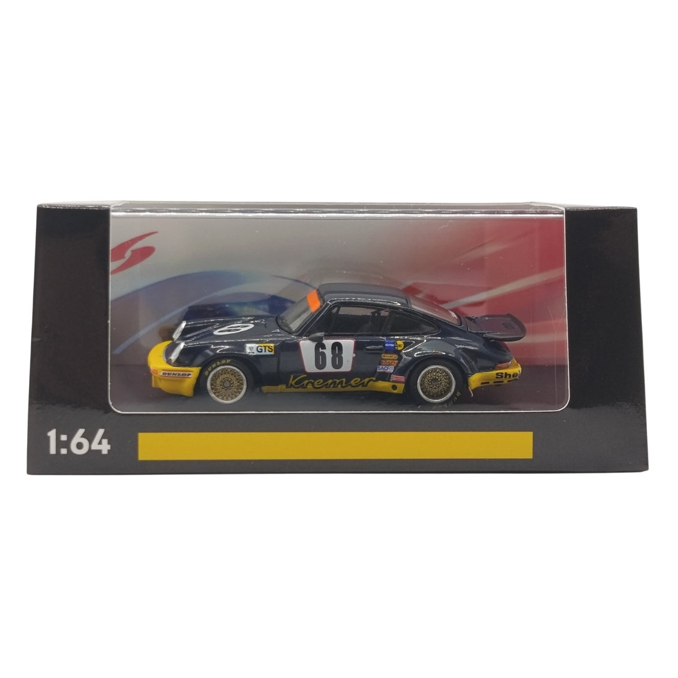 Spark - 1974 Porsche 911 Carrera RSR 3.0 #68 - 24h Le Mans (Black) - 1:64 Scale