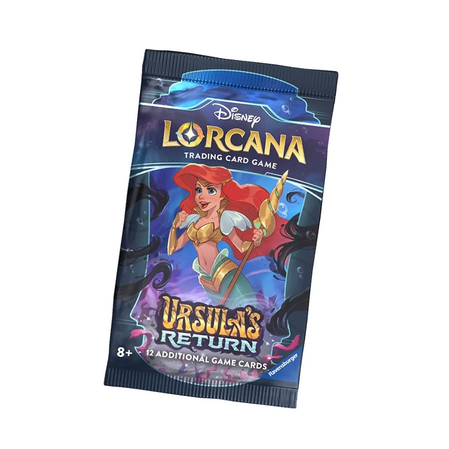 Disney Lorcana TCG - Ursula's Return: S4 (Single Booster Pack) Relove Oxley - Vintage, Vinyl & Collectibles Disney Lorcana TCG - Ursula's Return: S4 (Single Booster Pack) Relove Oxley - Vintage, Vinyl & Collectibles