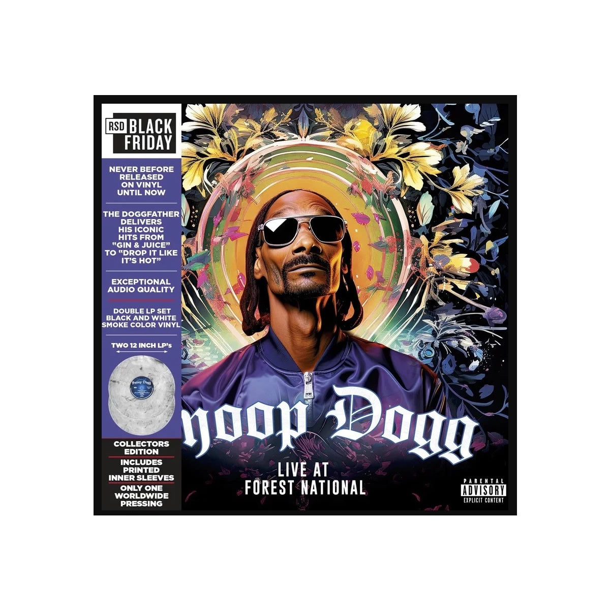 NEW - Snoop Dogg, Live at Forest National 2005 on Vinyl (Black & White Vinyl) 2LP