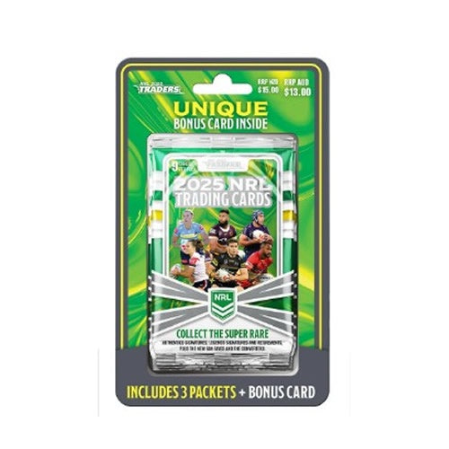 2025 NRL Traders Titanium Trading Cards Starter Pack - 3 Packs
