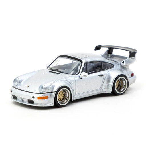 Tarmac Works - Porsche RWB 964 (Silver) - 1:64 Scale