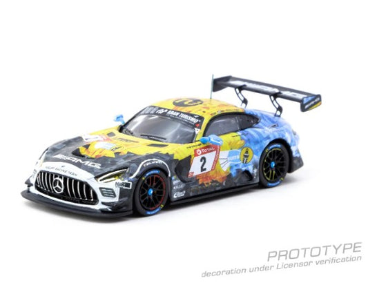 Tarmac Works - Mercedes-AMG GT3 Nürburgring 24h 2020 Y. Buurman / N. Bastian / P. Ellis / H. Haupt #2 - 1:64 Scale