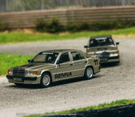 Tarmac Works - Mercedes-Benz 190E 2.3-16 Race of Champion 1984 Ayrton Senna - 1:64 Scale