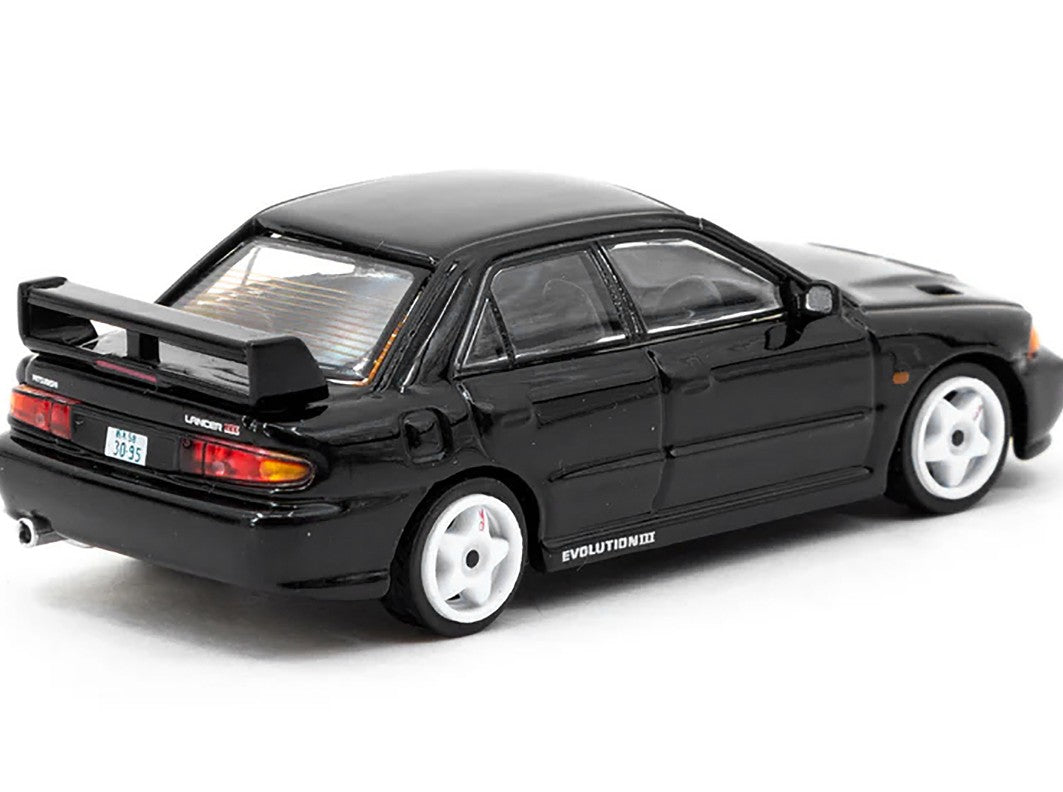 Tarmac Works - Mitsubishi Lancer GSR Evolution III (Black) - 1:64 Scale