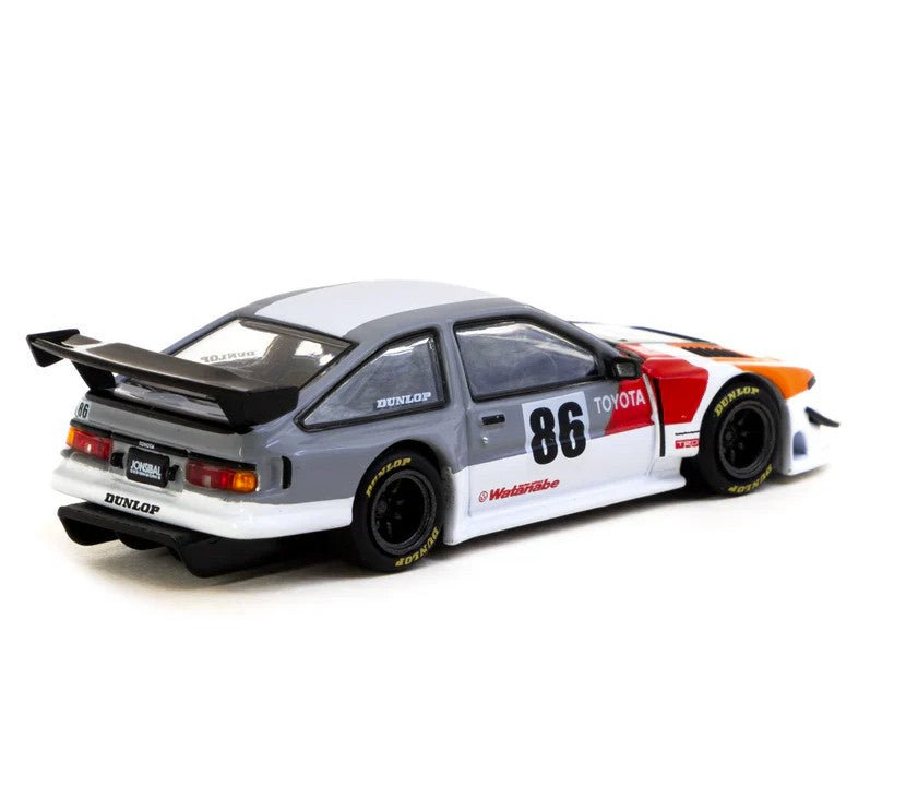 Tarmac Works - Toyota Sprinter Trueno AE86 Widebody TRD 'JonSibal' - 1:64 Scale