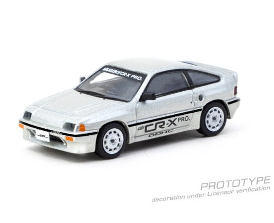 Tarmac Works - Honda Ballade Sports Mugen CR-X Pro (Silver) - 1:64 Scale