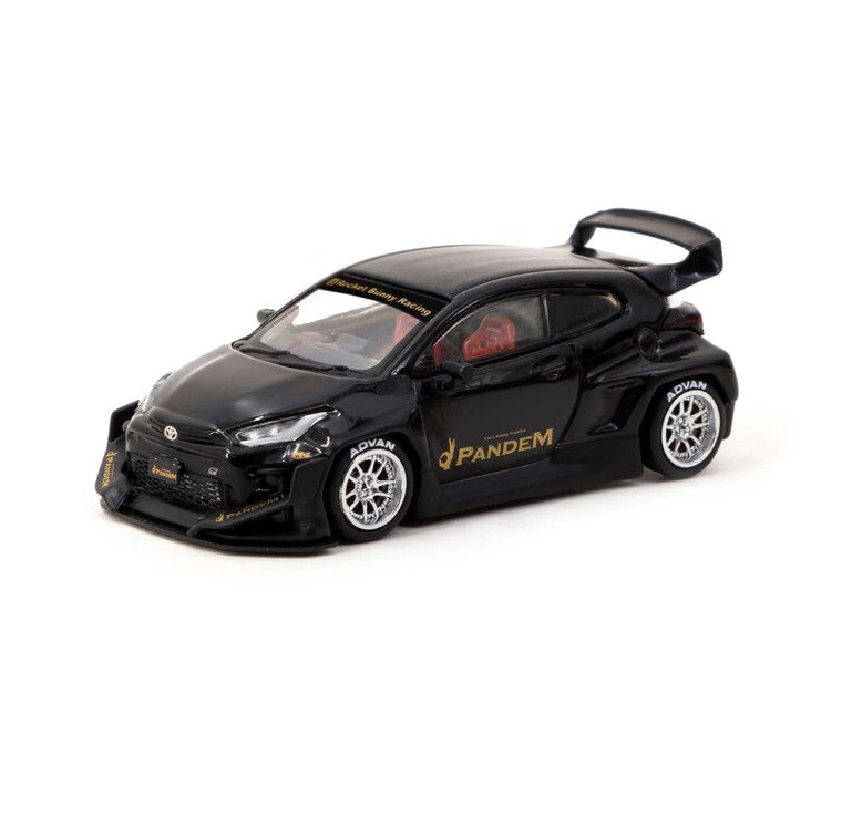 Tarmac Works - Toyota Pandem Yaris GR (Black) - 1:64 Scale