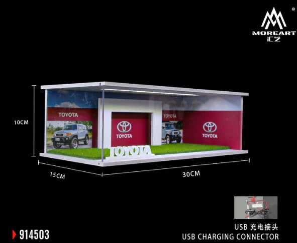 Moreart - Toyota Showroom with Lights (USB Powered) - 1:64 Scale