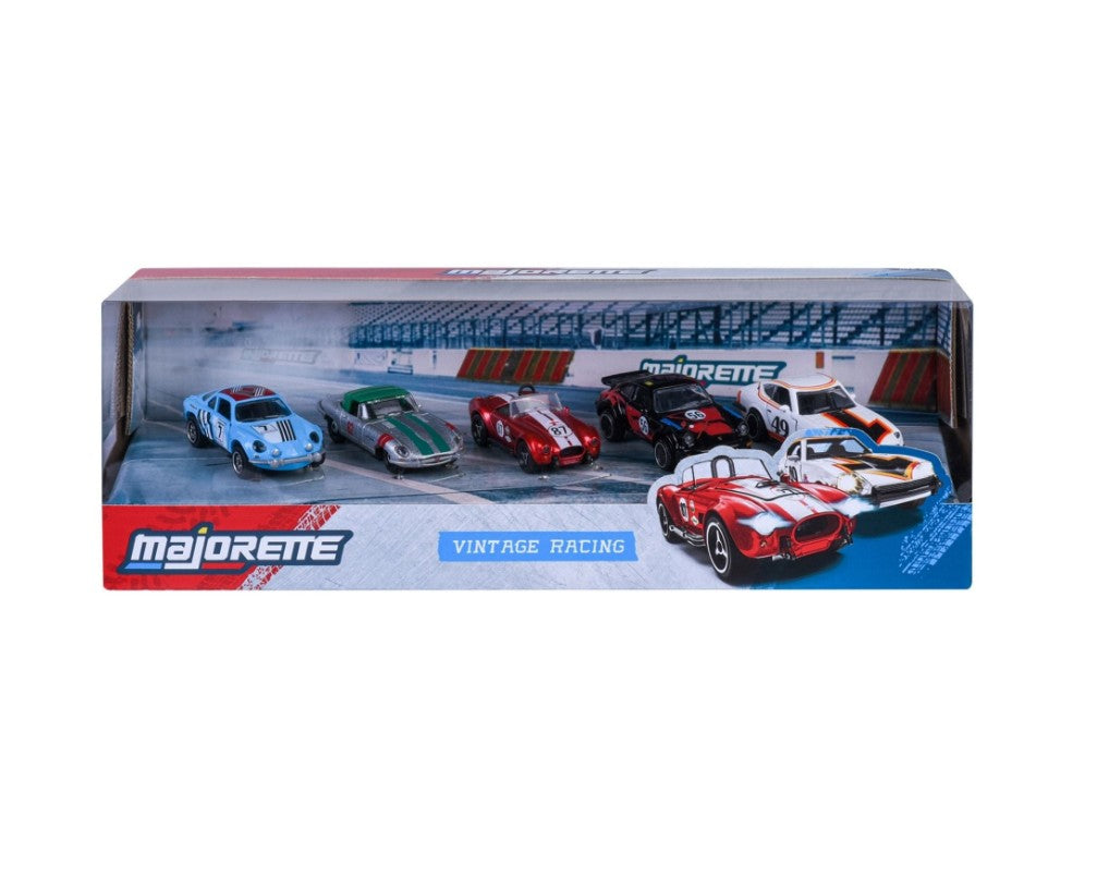 Majorette - Vintage Racing - 5 Piece Gift Pack - 1:64 Scale