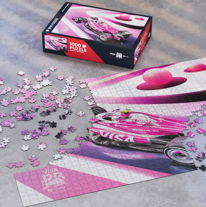 F1 Puzzle - Visa cash App Racing Bulls F1 Team (2025 Miami GP) - 1000pc Jigsaw Puzzle