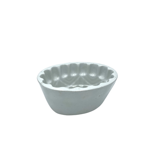 Antique Ironstone Flower Dessert Mould - 16cm