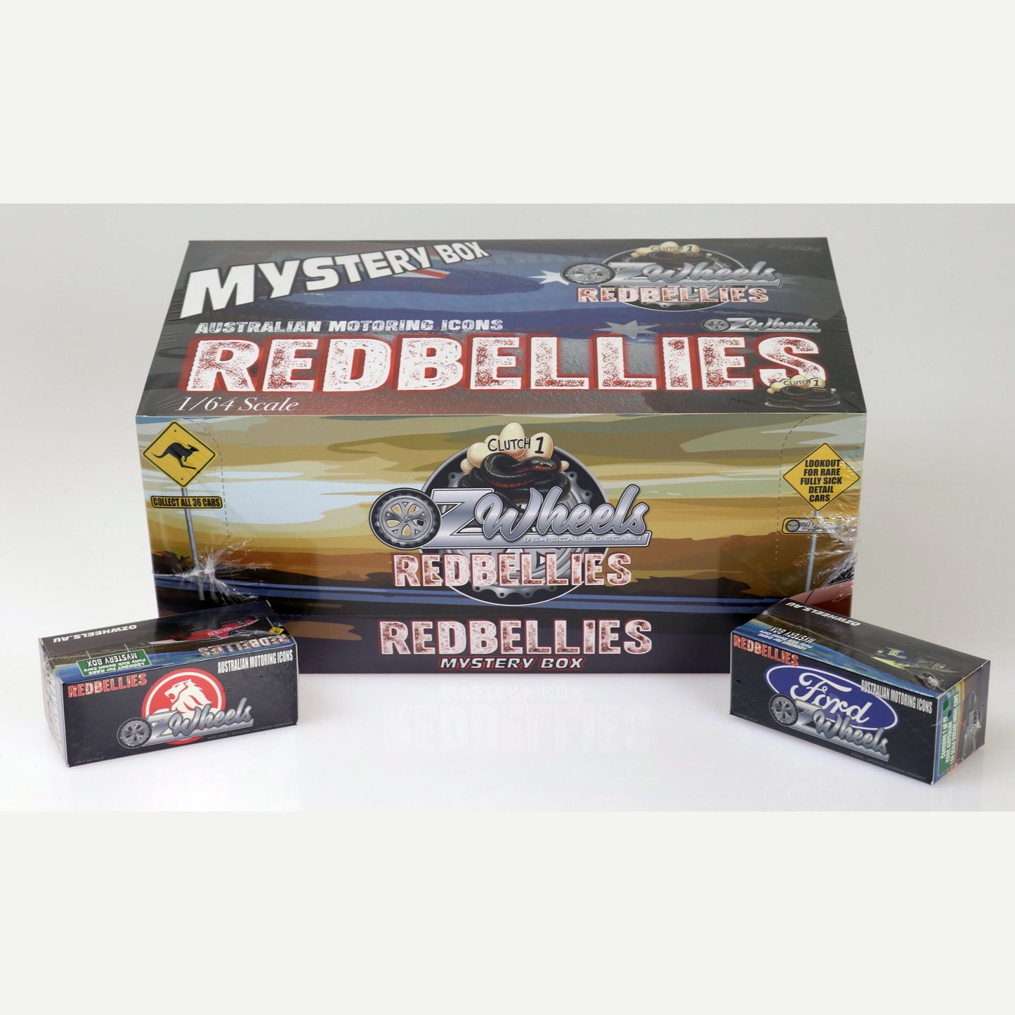Oz Wheels - 'RedBellies' (R1) Mystery Box - Set of 36 Cars