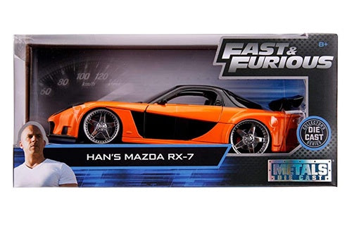Fast Furious Hans Mazda RX-7 1:32 Diecast Car – Relove Oxley