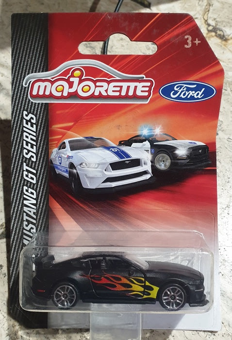 Majorette Ford Mustang GT Series - Ford Mustang - Black (Flames)