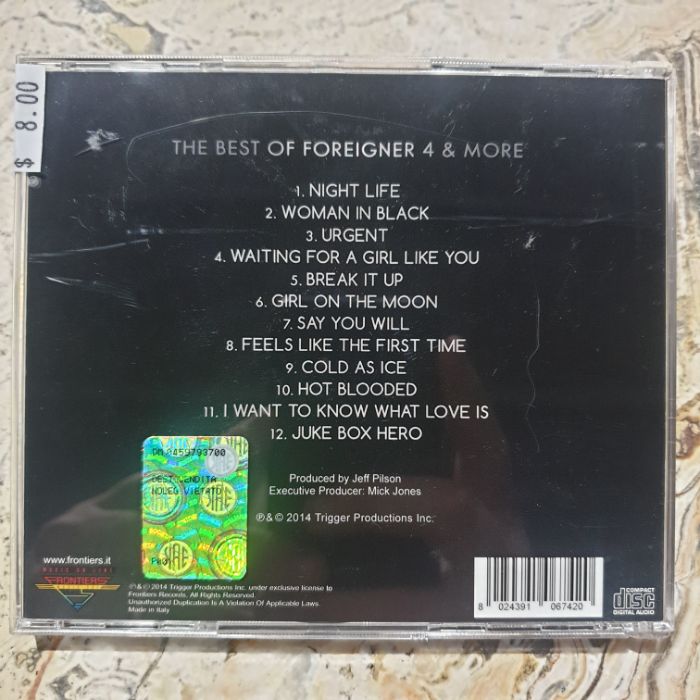 CD - Foreigner, The Best of Foreigner (Single CD)