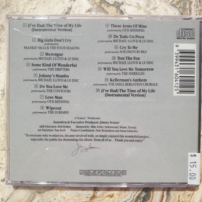 CD - Soundtrack, More Dirty Dancing: More Original Music From The Hit Motion Picture (Single CD)