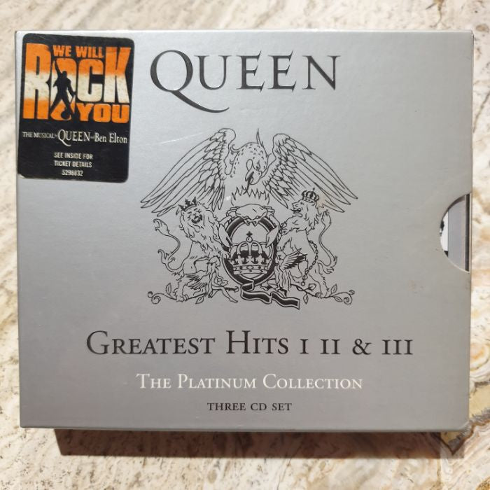 CD - Queen, The Platinum Collection (3CD) – Relove Oxley - Vintage, Vinyl &  Collectibles