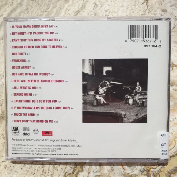 CD - Bryan Adams, Waking Up The Neighbours (Single CD)