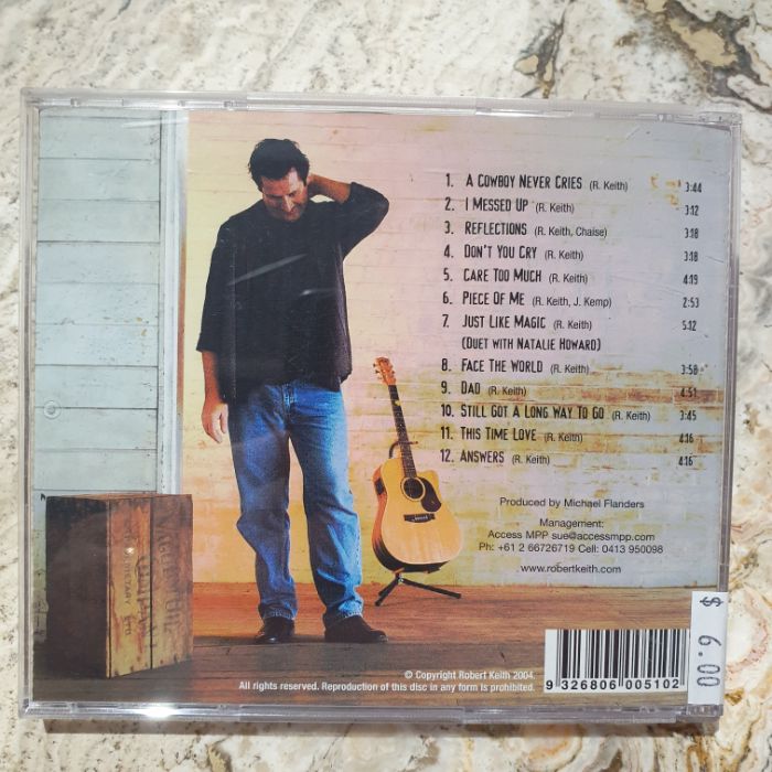 CD - Robert Keith, Face The World (Single CD)