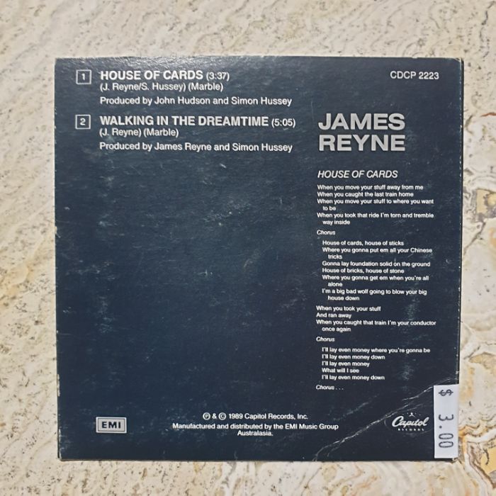 James Reyne, House Of Cards (1CD)